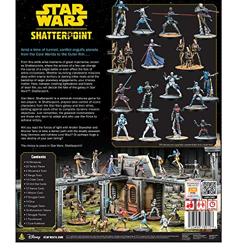 Atomic Mass Games Star Wars Shatterpoint Core Set Miniatures Game 6