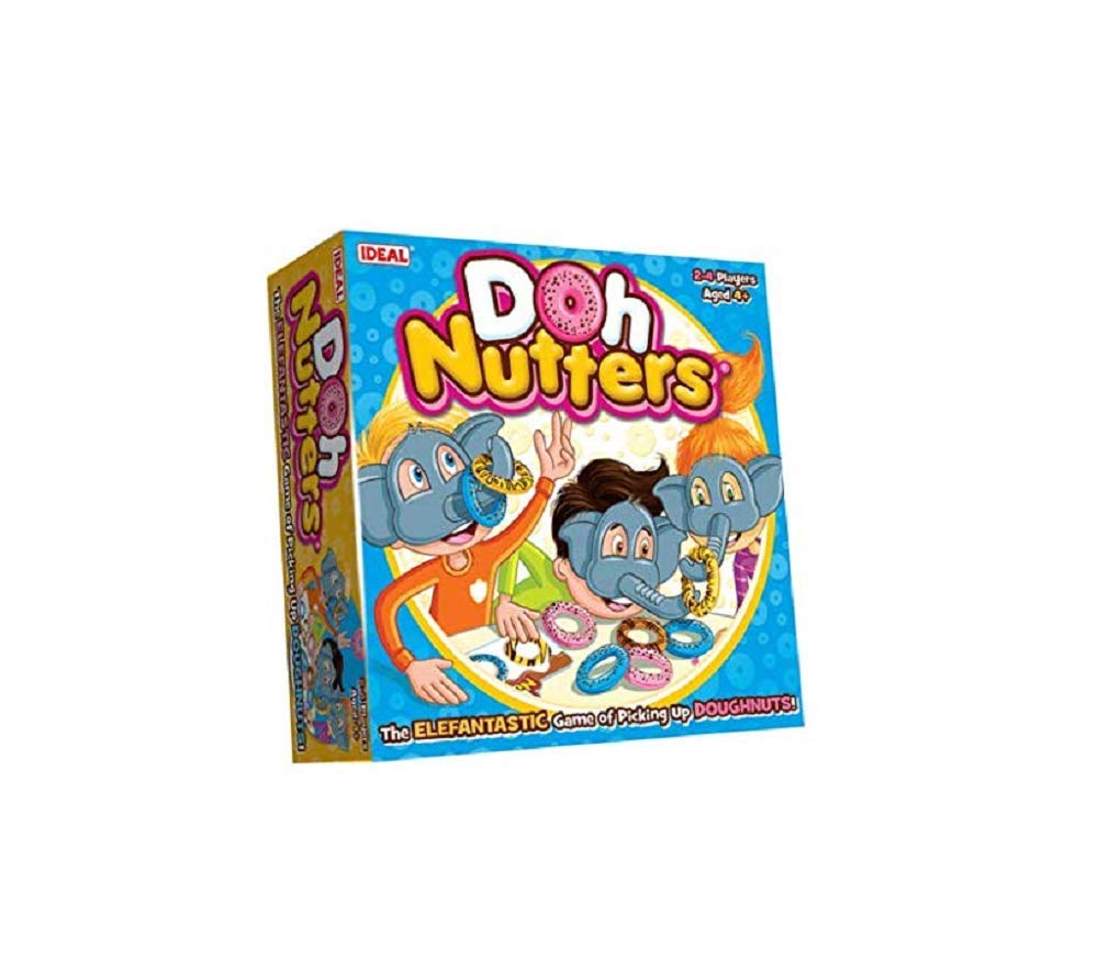 Ideal Doh Nutters: The Elefantastic Game of Picking Up Doughnuts! | Board Game for 2-4 Players