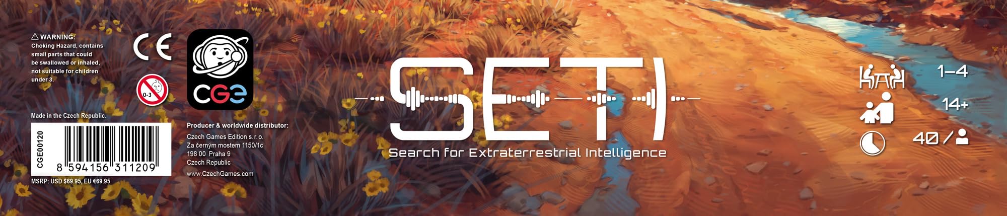 CGE SETI: Search for Extraterrestrial Intelligence Board Game | 1-4 Players | Ages 14+ | 90 Min Playtime 5
