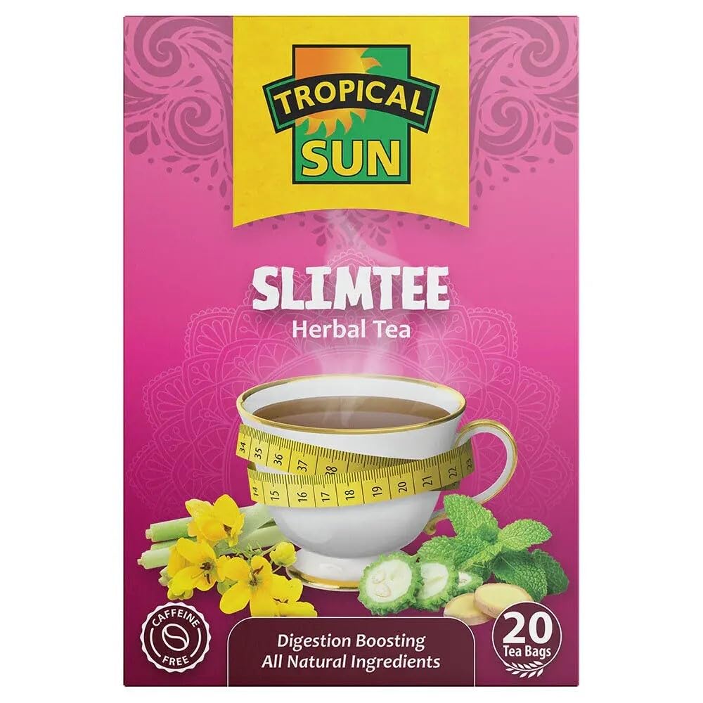 Tropical Sun Slimtee Herbal Infusion Tea, 20-Count
