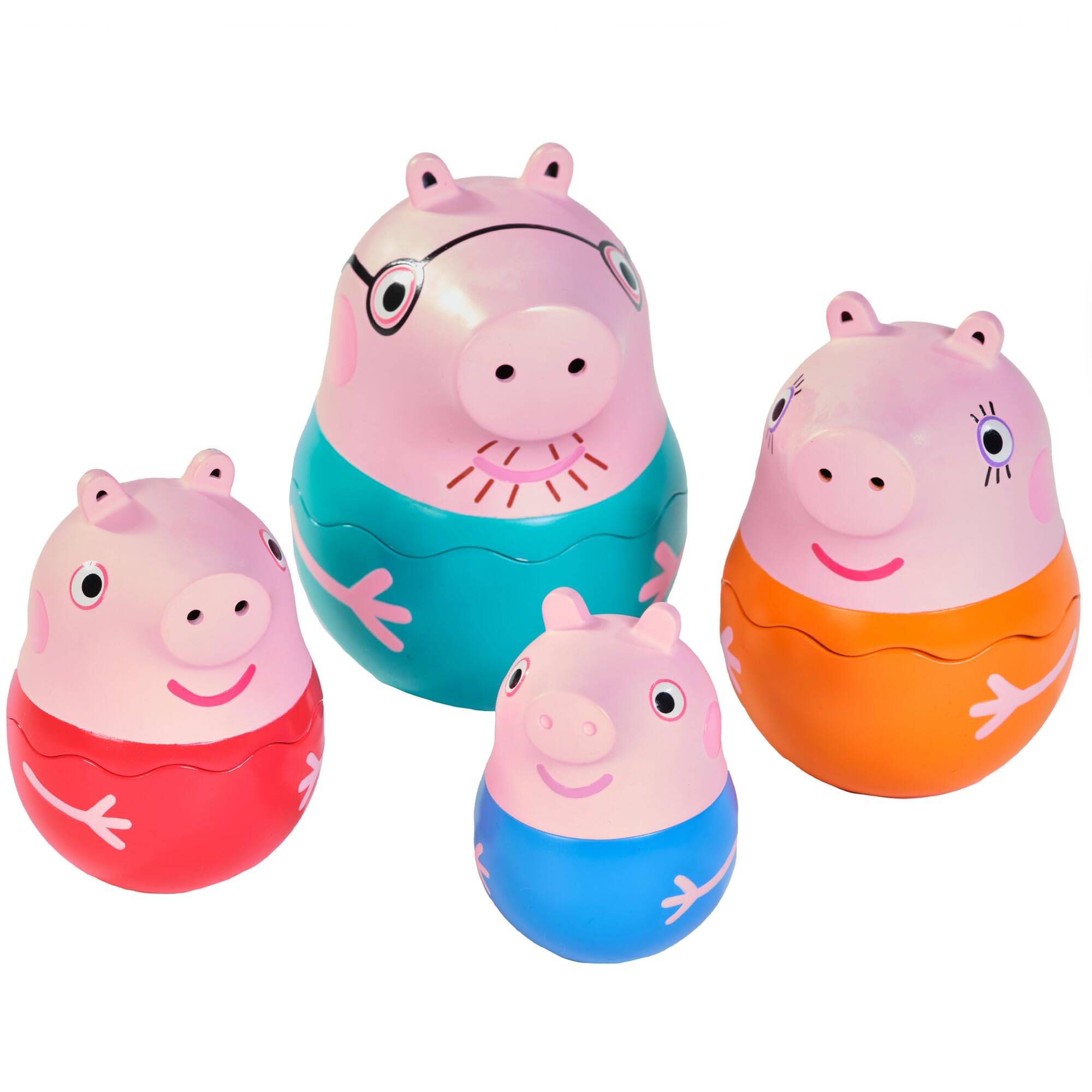 Toomies Peppa’s Nesting Family Bath Toy E73526 | Stacking & Scooping Fun | Ages 18 Months+