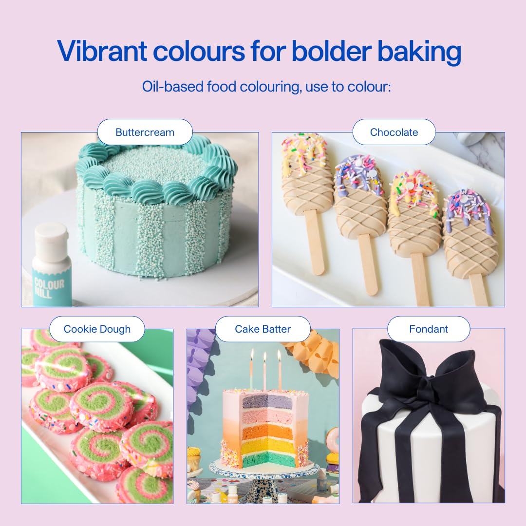 Colour Mill Oil Blend Food Colouring - Baby Pink | Oil-Based | 20 ml 7