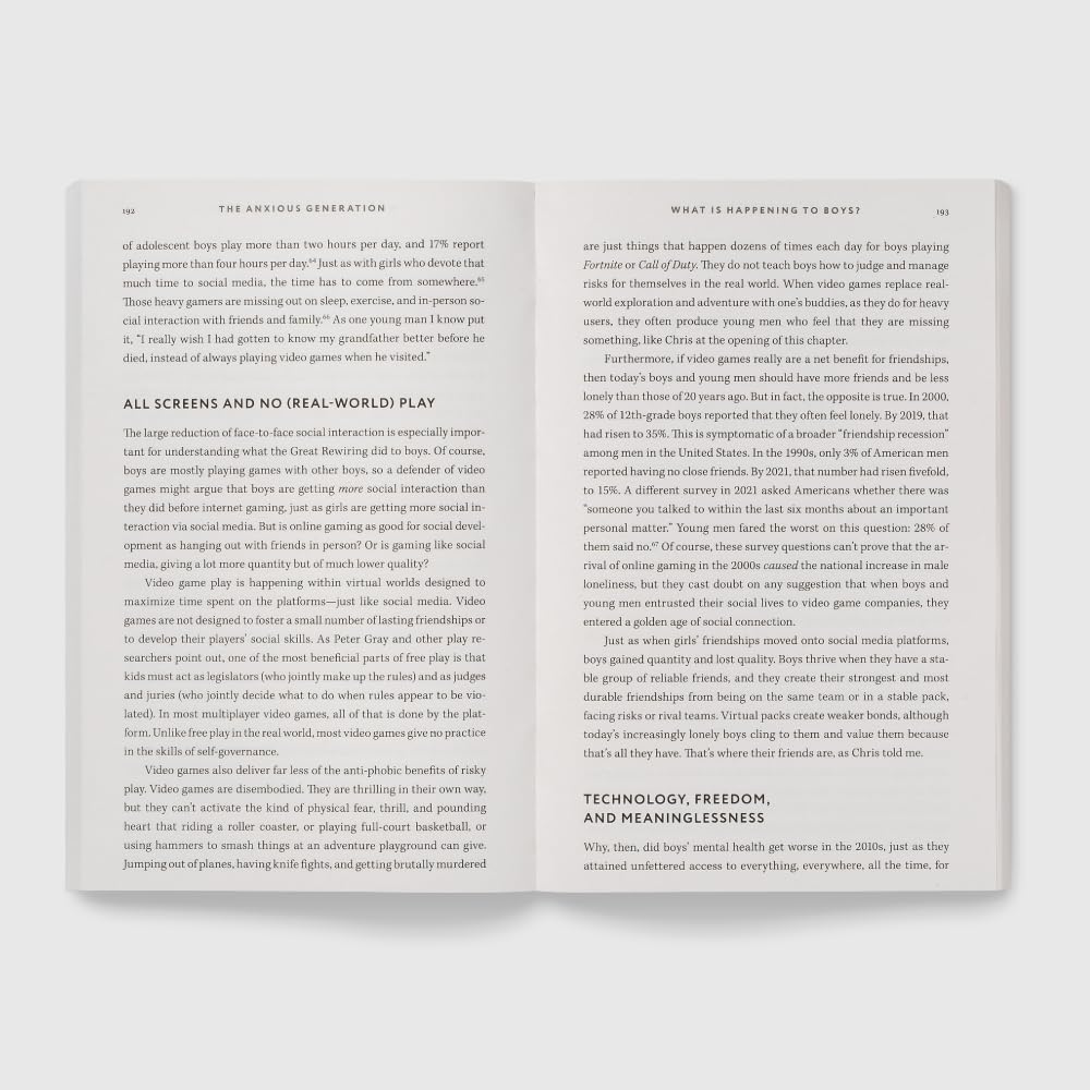 Jonathan Haidt - The Anxious Generation: How the Great Rewiring of Childhood Is Causing an E | Paperback 6