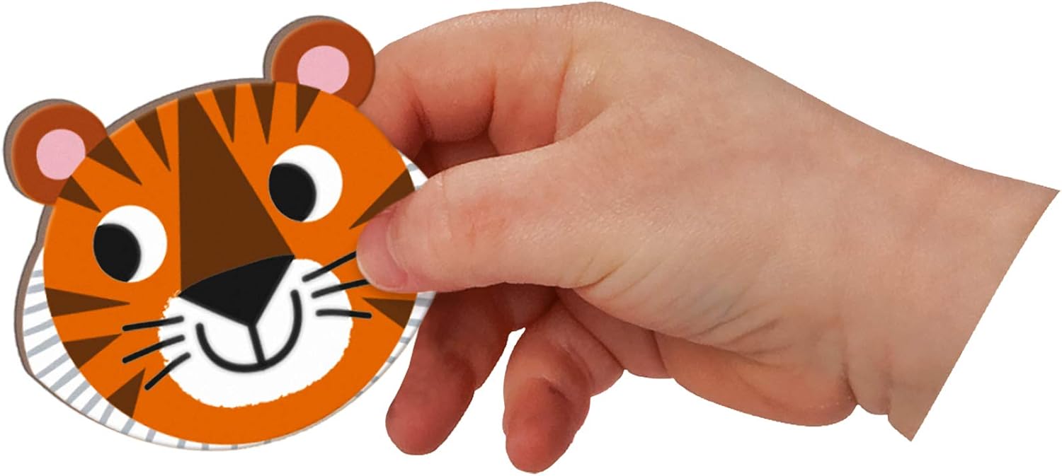 Janod Animals Magnetibook - Educational Magnetic Puzzle Playset 5