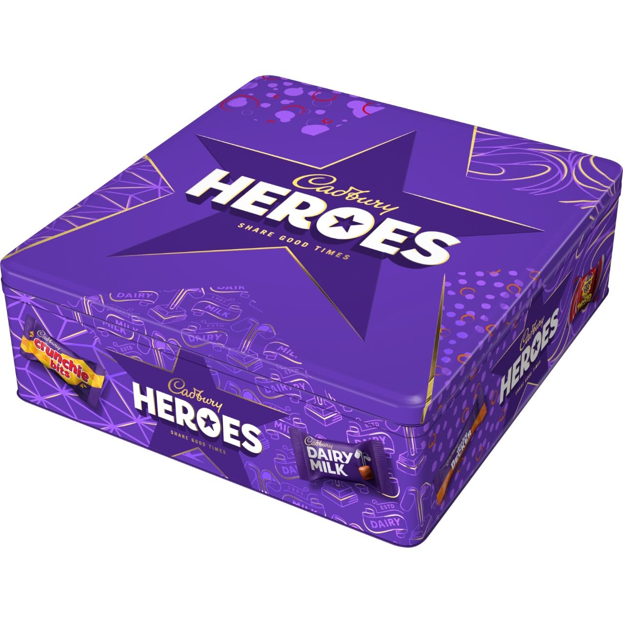 Cadbury Heroes Tin - Assorted Chocolate Favourites (700g)
