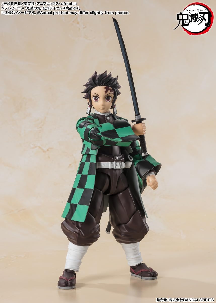 Bandai Spirits S.H. Figuarts Demon Slayer: Kimetsu no Yaiba - Tanjiro Kamado Action Figure 5