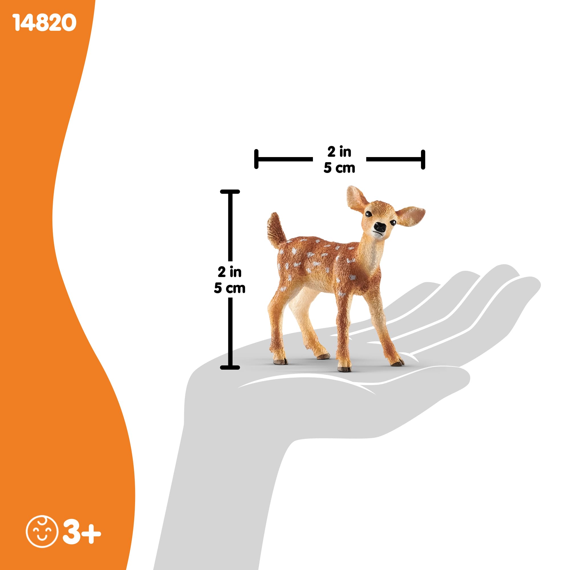 Schleich 14820 White-Tailed Doe - Detailed Wildlife Figure for Imaginative Play 9