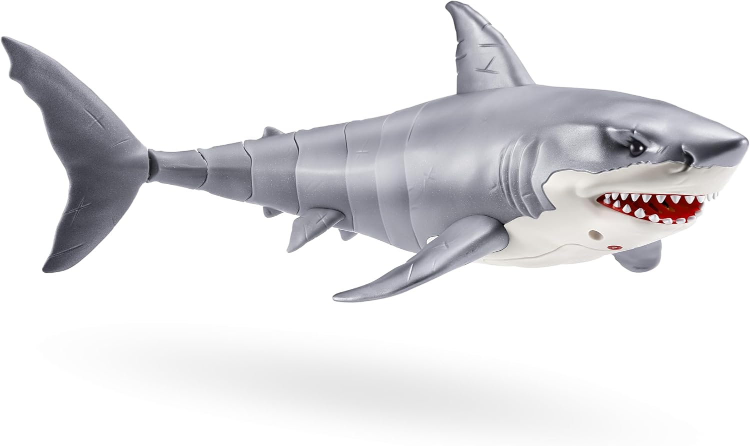 Robo Alive Great White Shark Series 1 by ZURU - Water-Activated Robotic Shark with Light-Up Eyes 4