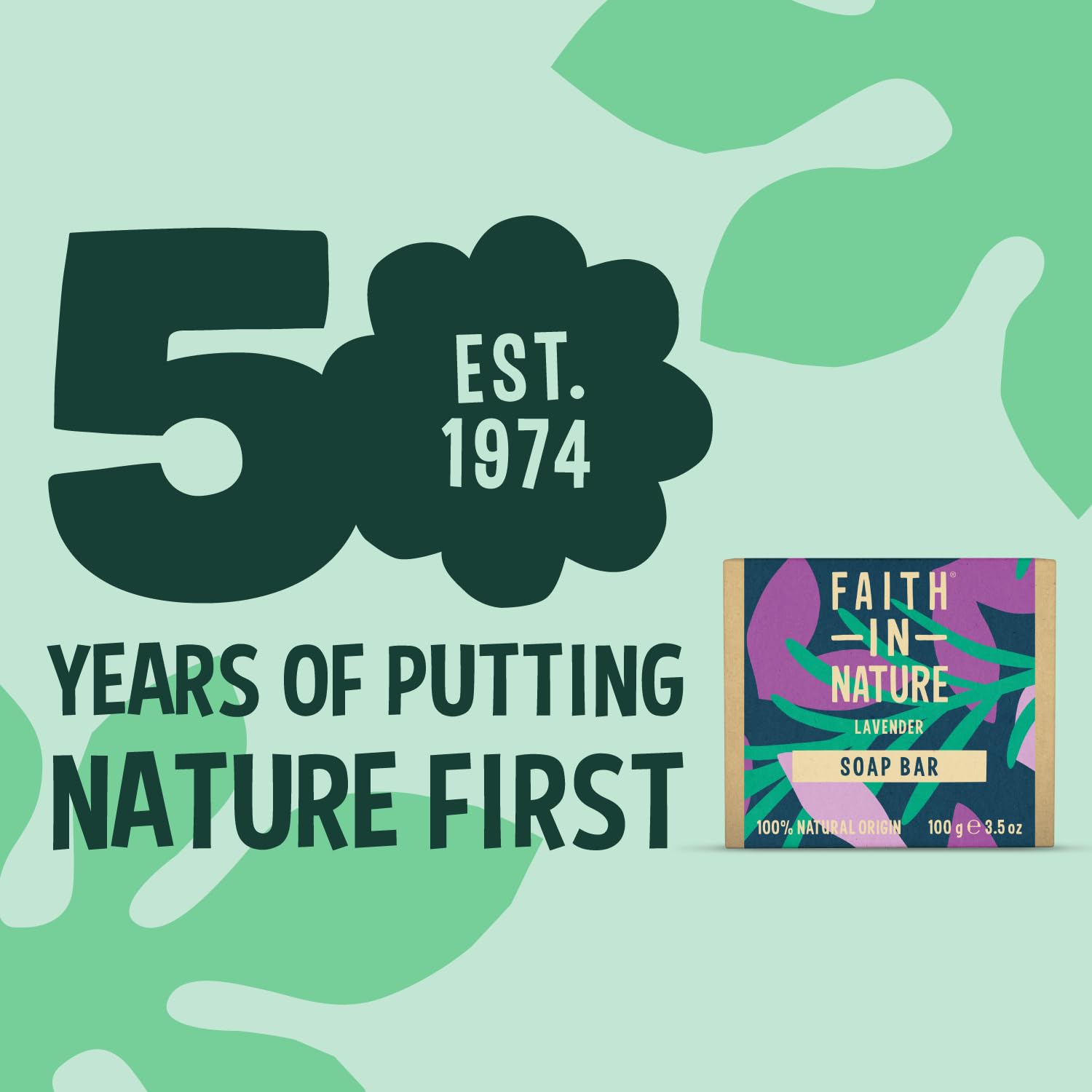 Faith in Nature - Lavender Hand Soap Bar (100g) 5