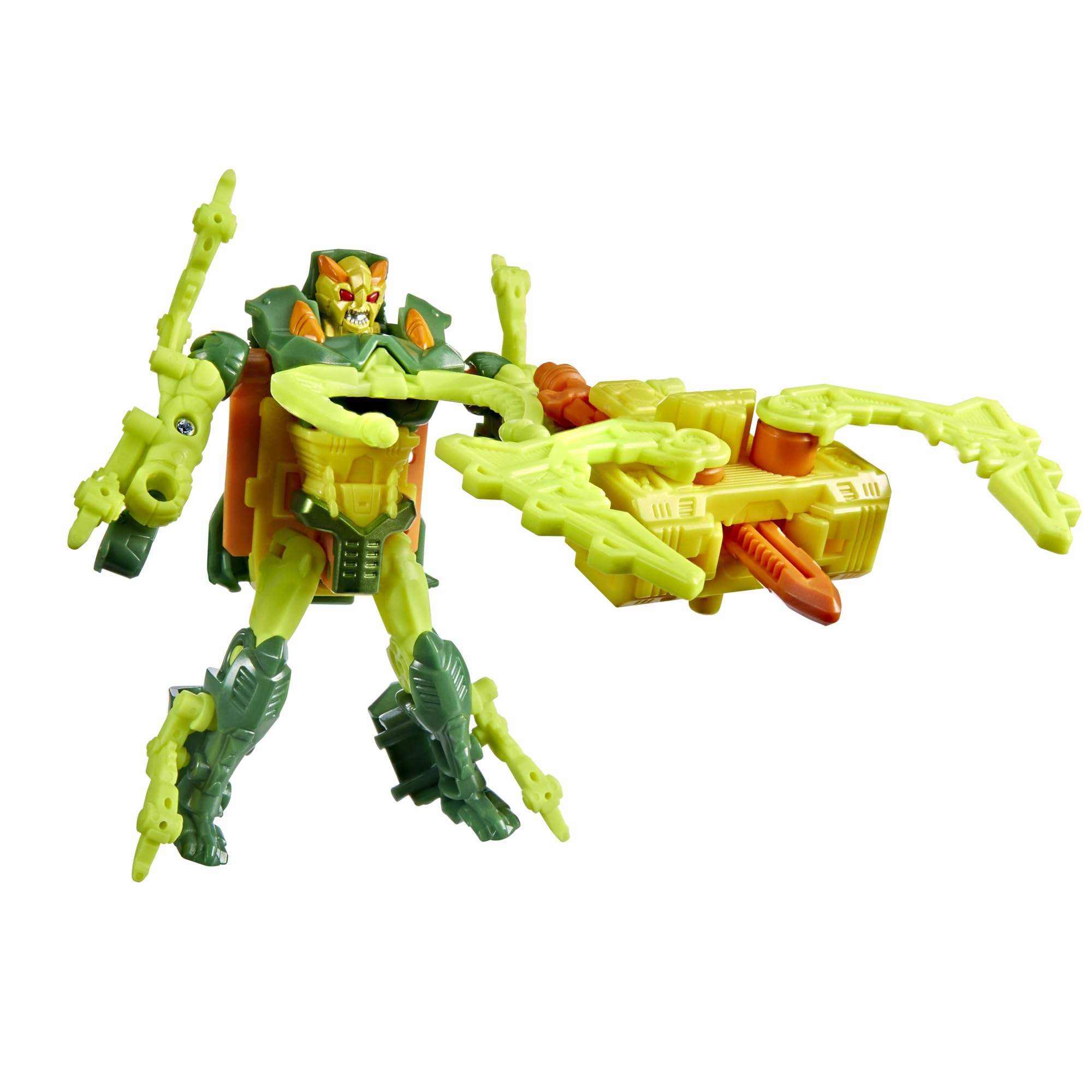 Transformers - CYBERWORLD Armored Cyber Changers Chop Shop Action Figure | 4-Inch Robot | Ages 6+