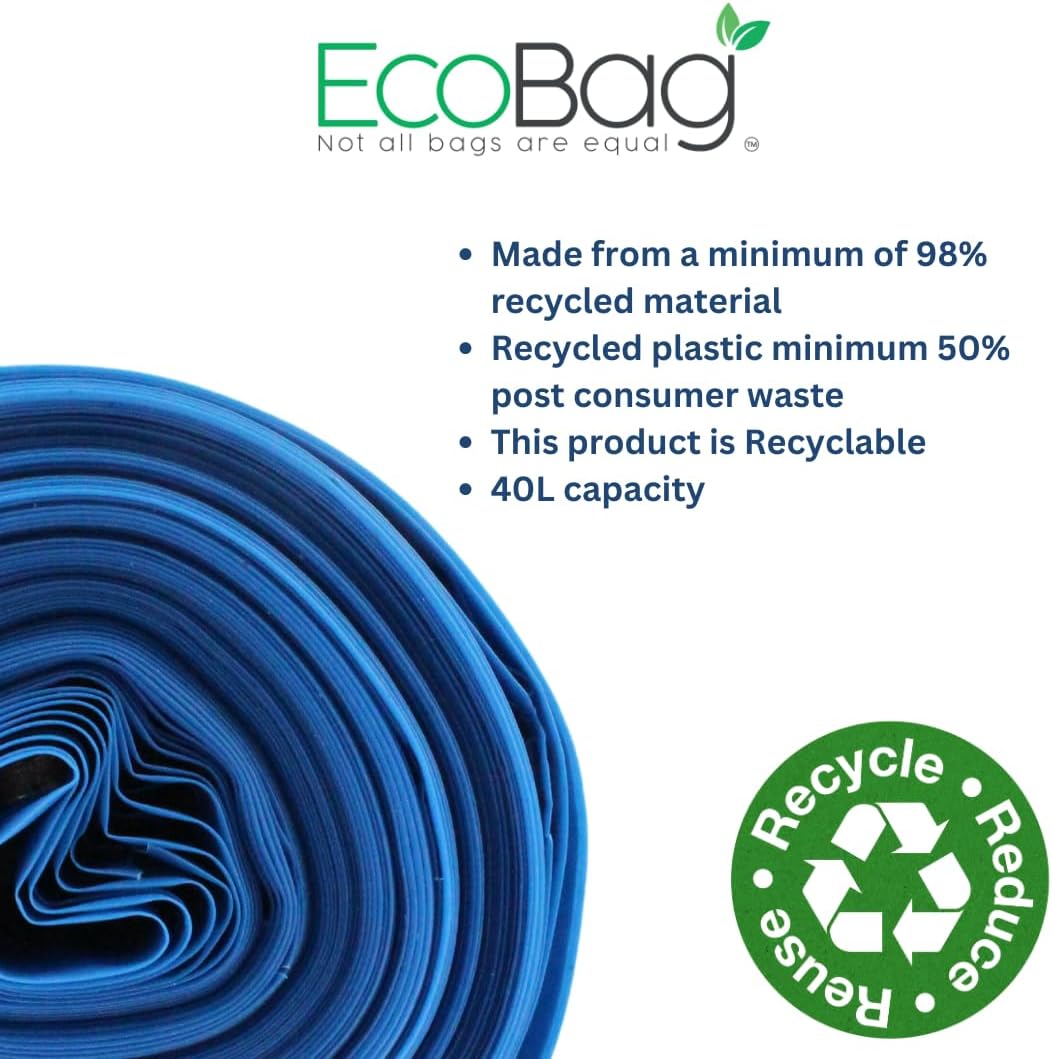 EcoBag 20 Super Strong Heavy Duty Rubble Sacks 40L - Blue (ECO20RB) 6