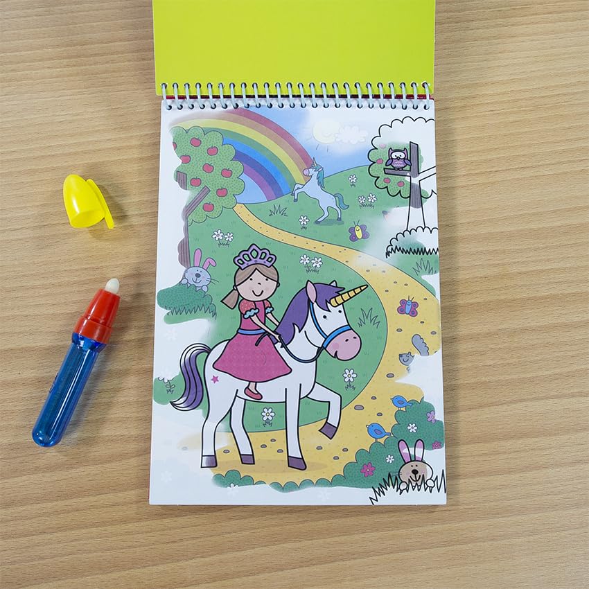 Galt Water Magic Unicorns - Reusable Mess-Free Colouring Book for Kids 7