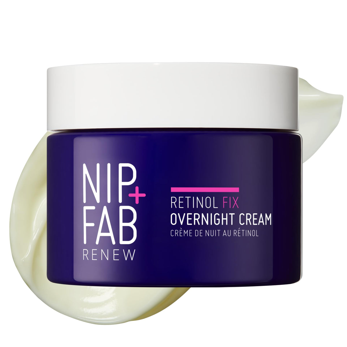 Nip+Fab Retinol Fix Overnight Cream 3% - 50ml | Targets Fine Lines & Hyperpigmentation | Vegan