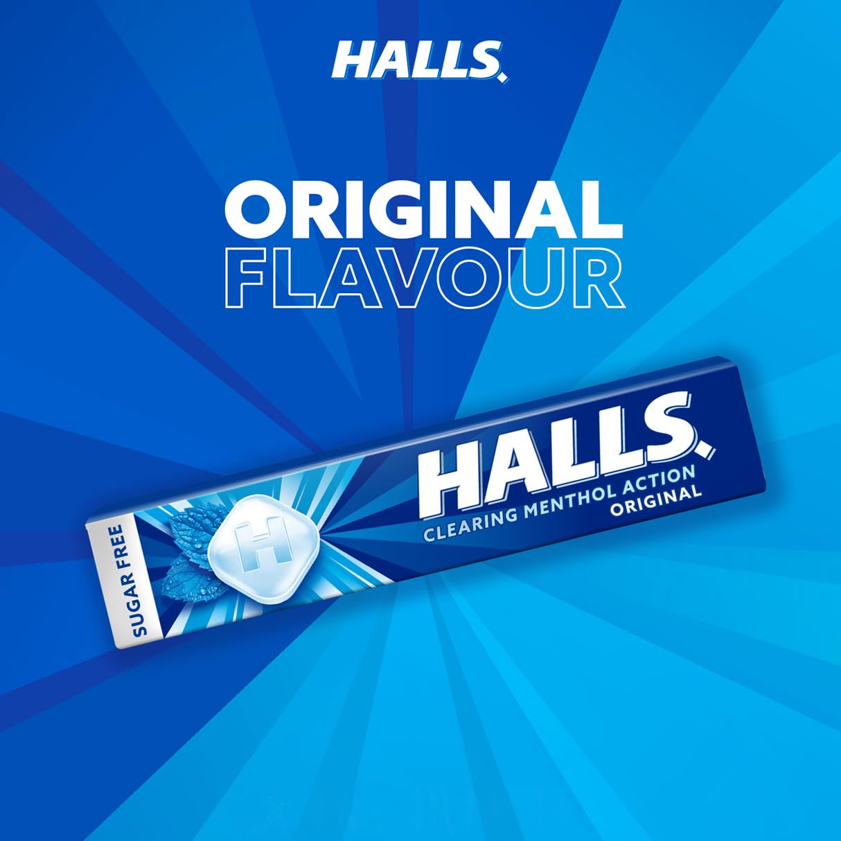 HALLS Sugar Free Menthol Action Original Throat Lozenges (32g x 20 Bulk Box) 7