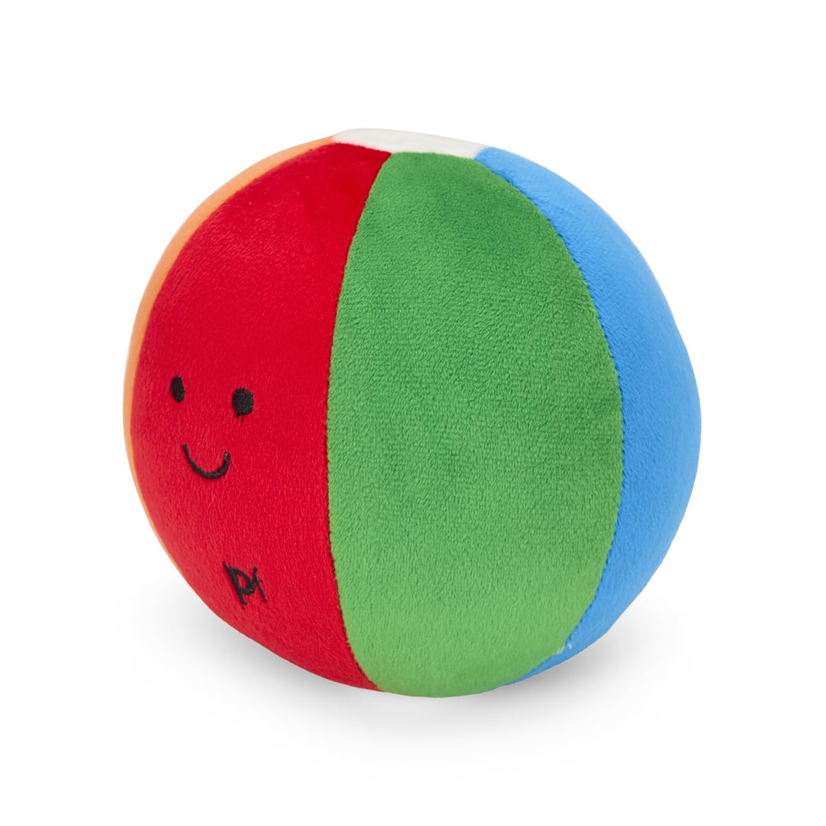 Petface Beach Ball Plush Dog Toy with Built-In Squeaker | Lightweight Fetch Toy | Mixed Colours