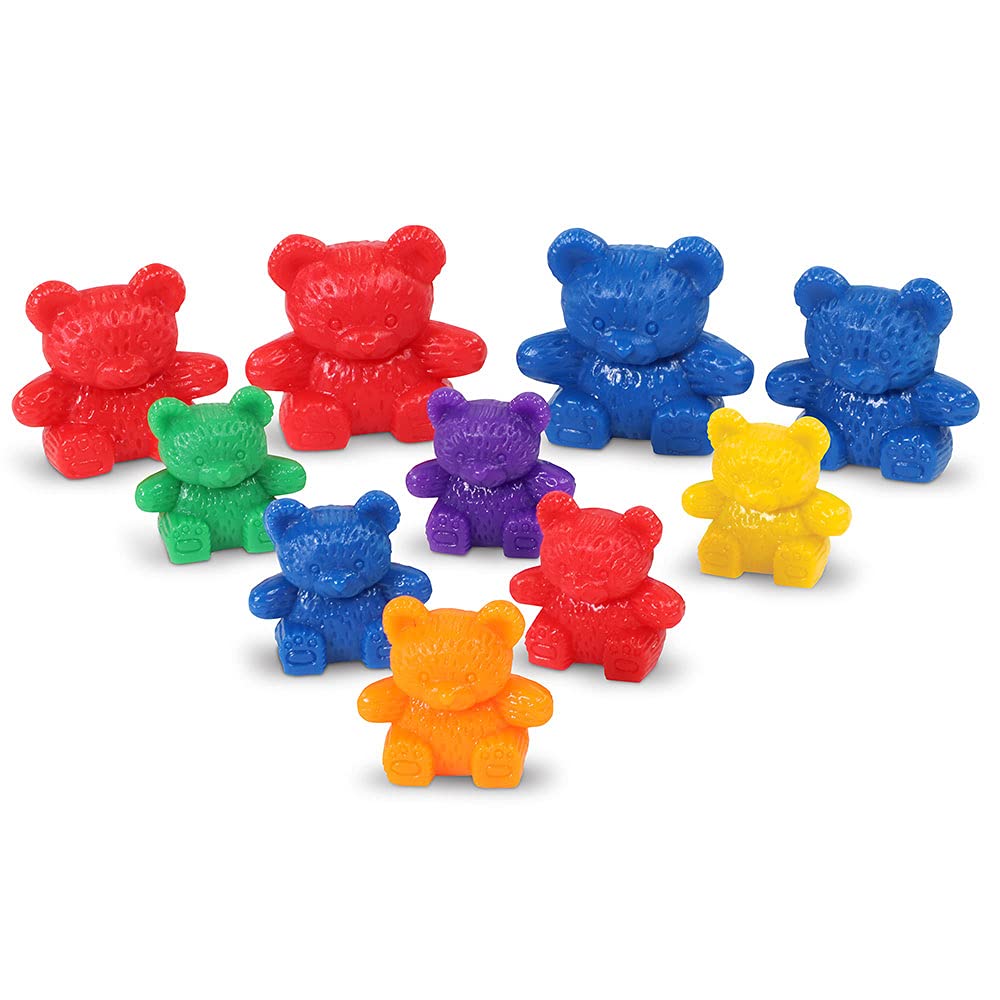 Learning Resources The Original Three Bear Family Counters - 96-Piece Rainbow Maths Set for Ages 3+ 14