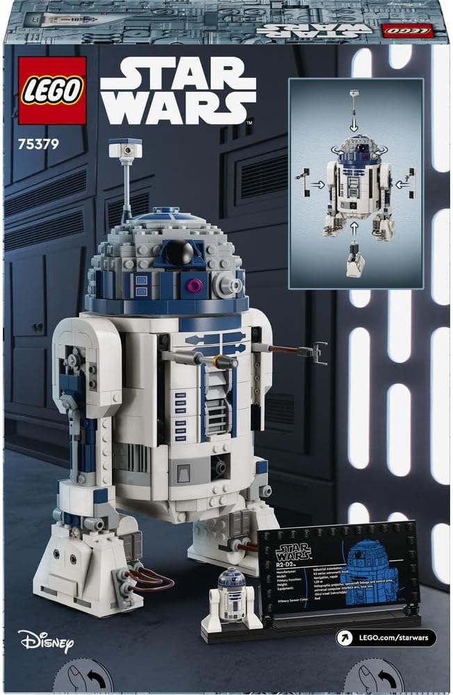 LEGO Star Wars R2-D2 Building Set - 1050-Piece Model with Minifigures for Ages 10+ 10