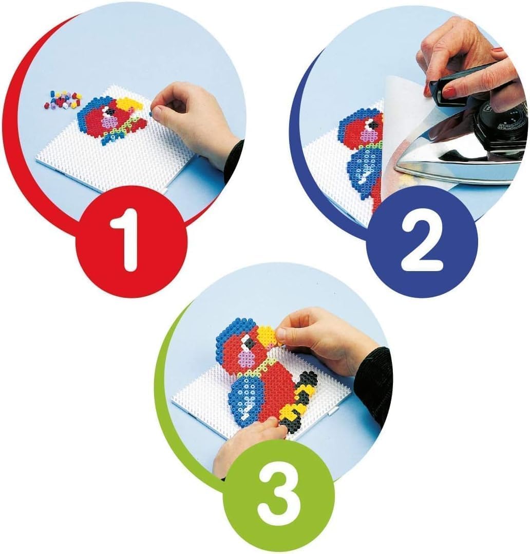 Hama Beads Unicorn Activity Kit - 1100-Piece Fuse Bead Craft Set for Kids 4