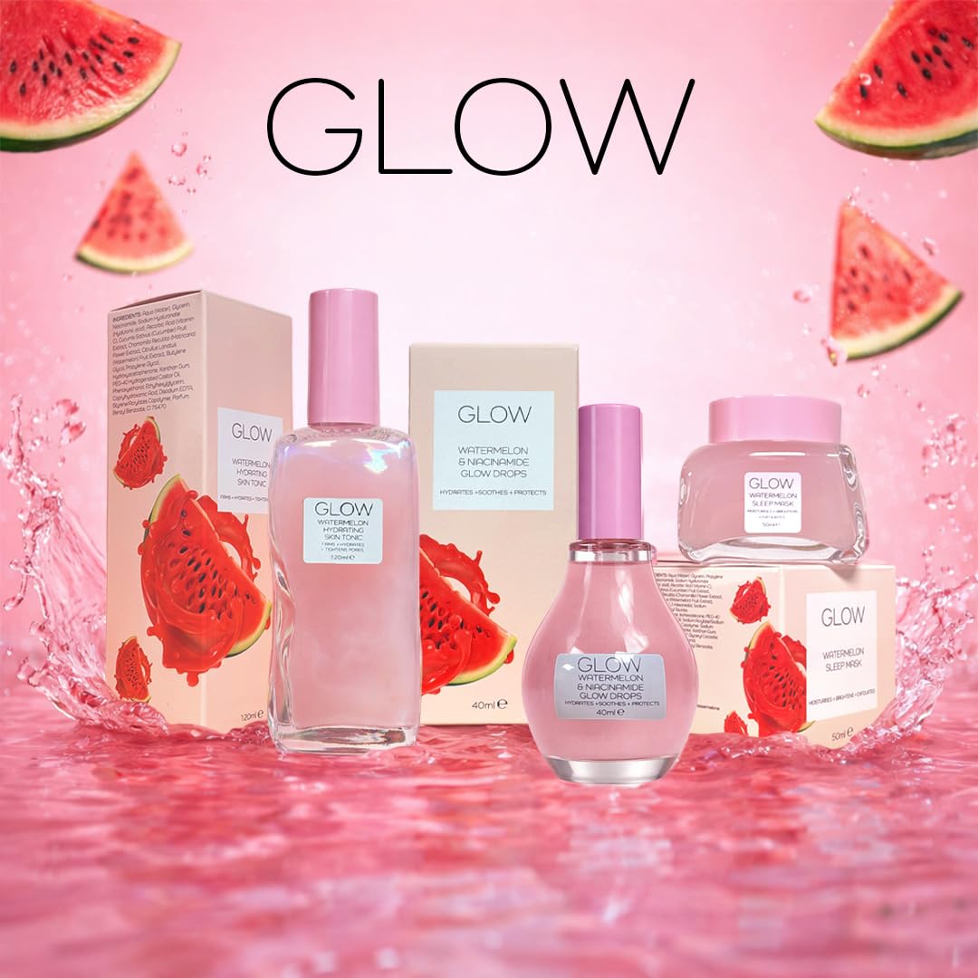 Healthpoint Glow Drops - Watermelon & Niacinamide Serum | Hydrating Brightening Primer | 40 ml 7