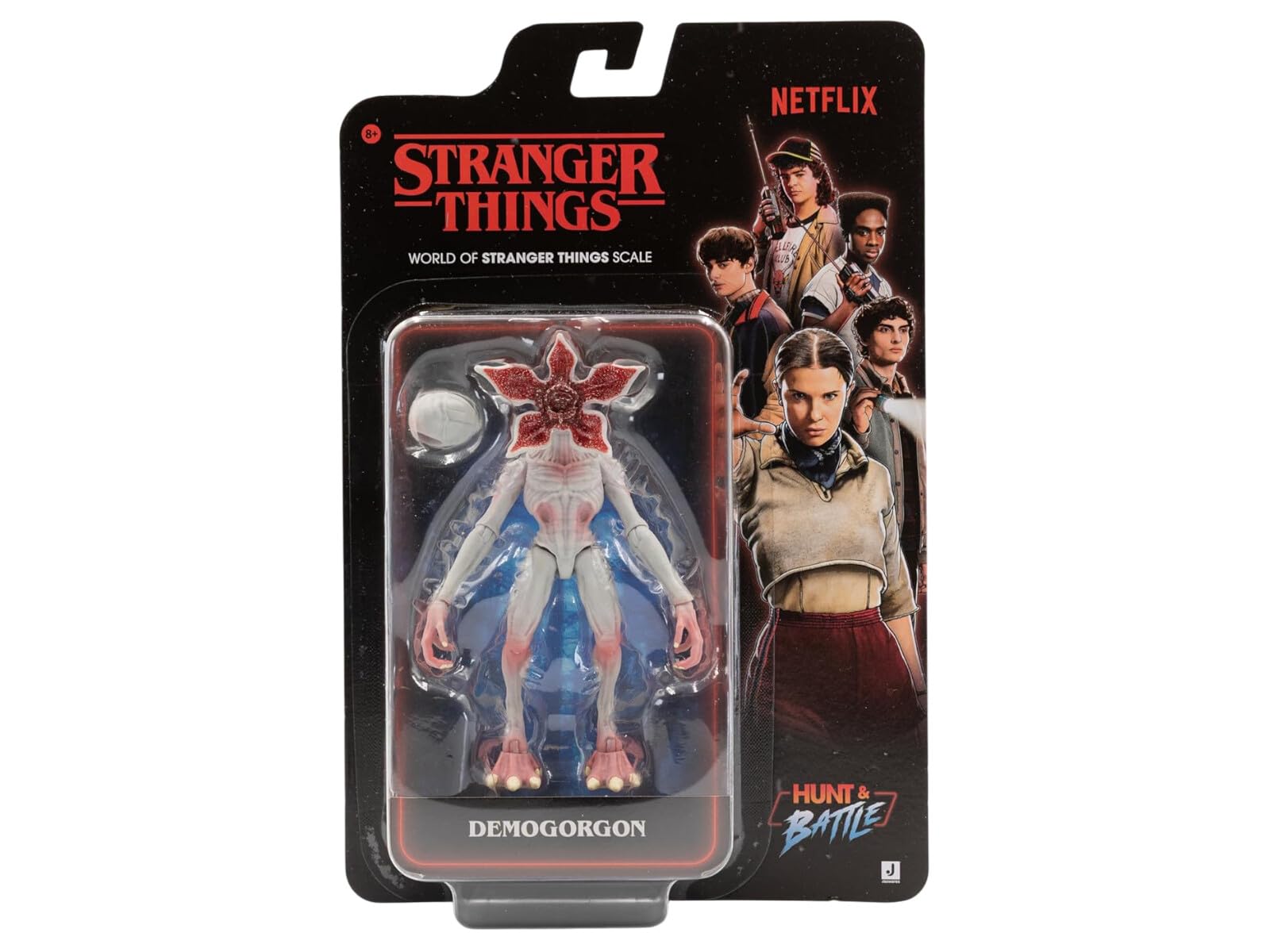 Jazwares Stranger Things Demogorgon (Season 5) 4-Inch Articulated Action Figure | 15 Points of Articulation