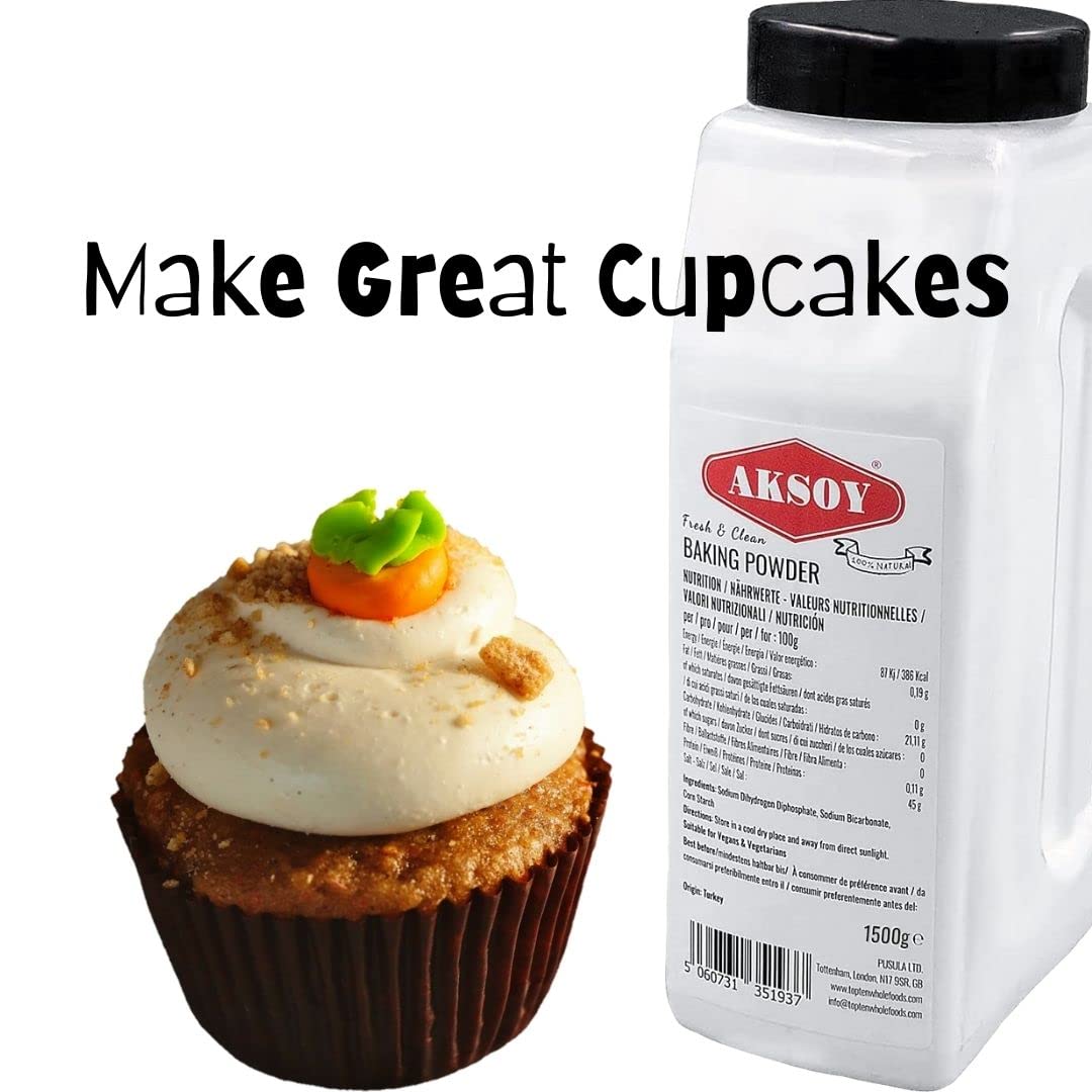 Aksoy Double Acting Baking Powder 1KG | All-Purpose Leavening Agent for Baking 4