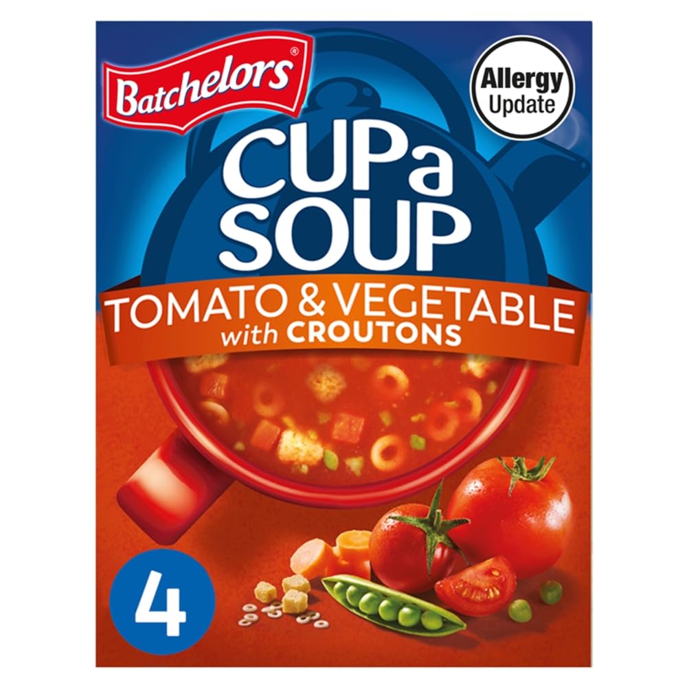 Batchelors Cup a Soup Tomato & Vegetable Instant Soup Sachets, 104 g Box 5