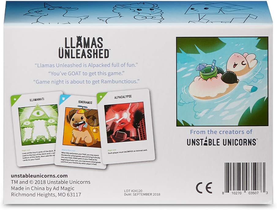 TeeTurtle Llamas Unleashed Card Game 5