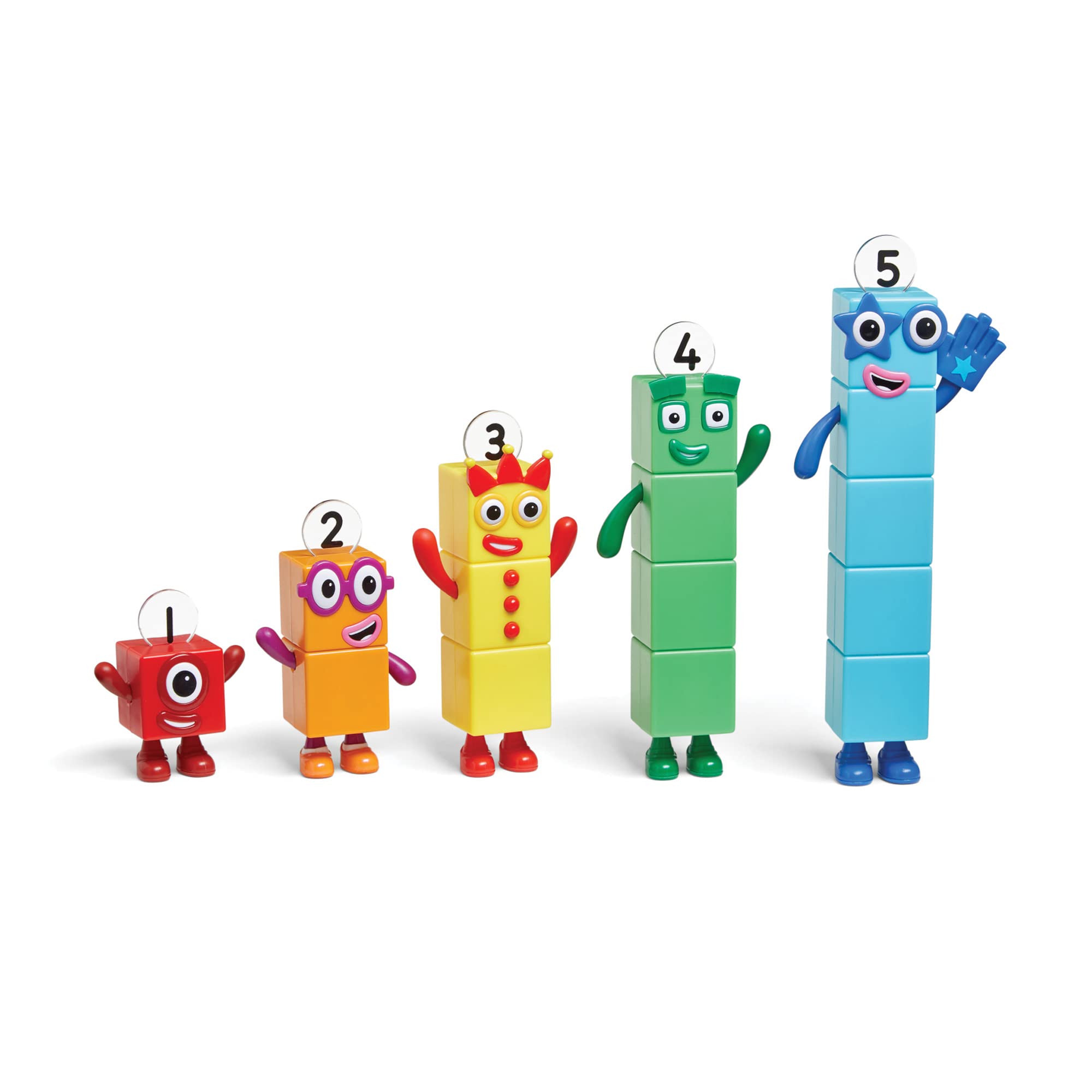 Learning Resources Numberblocks Friends One to Five - Collectible Play Figures with Posable Arms 7