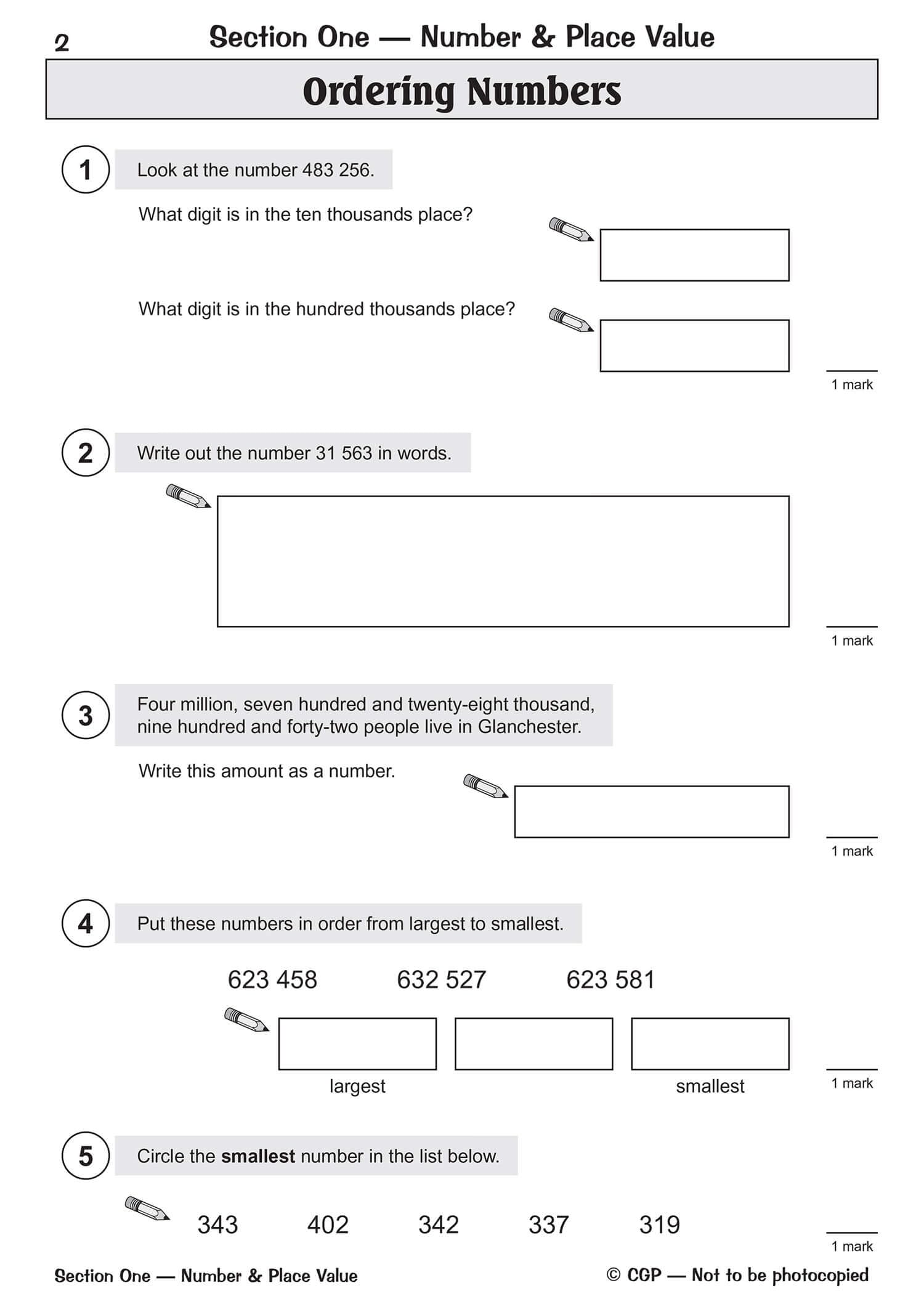 CGP New KS2 Maths SATS Question Book - Ages 10-11 | Paperback | 104 Pages 2