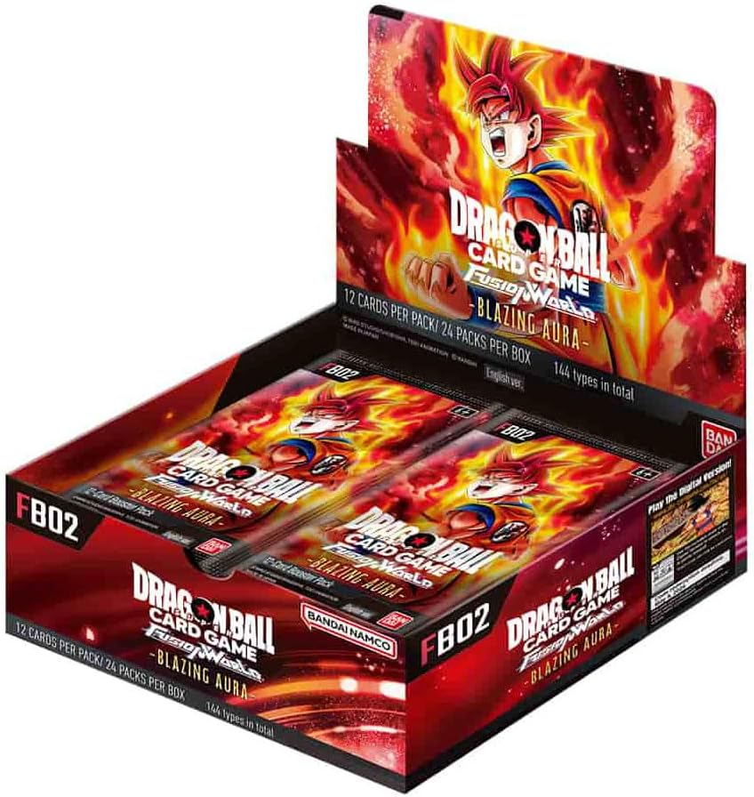 Bandai Dragon Ball Super CG: Fusion World 02 Booster Display