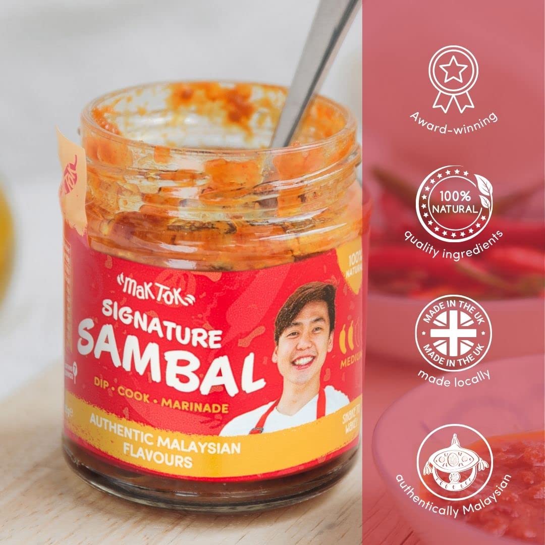 Mak Tok - Authentic Malaysian Signature Sambal Chilli Paste 3