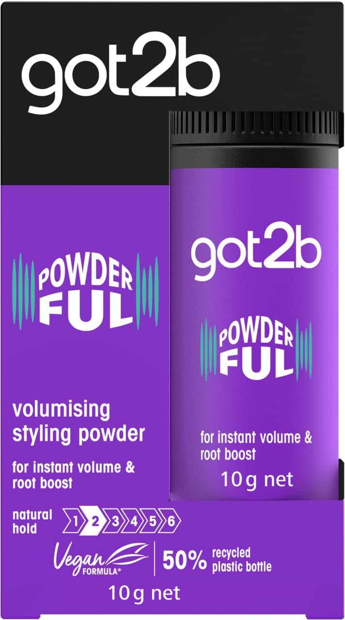 Got2B POWDERful Volumising Styling Powder (10 g) - Vegan Formula for Instant Volume & Root Boost