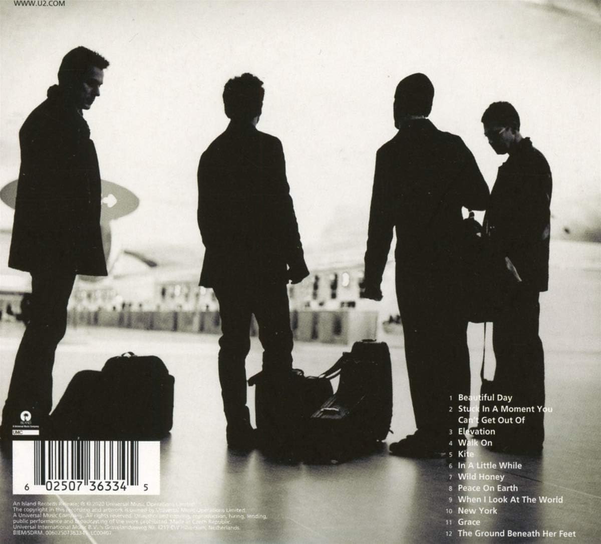 U2 - All That You Can't Leave Behind (20th Anniversary Remastered Edition) Audio CD