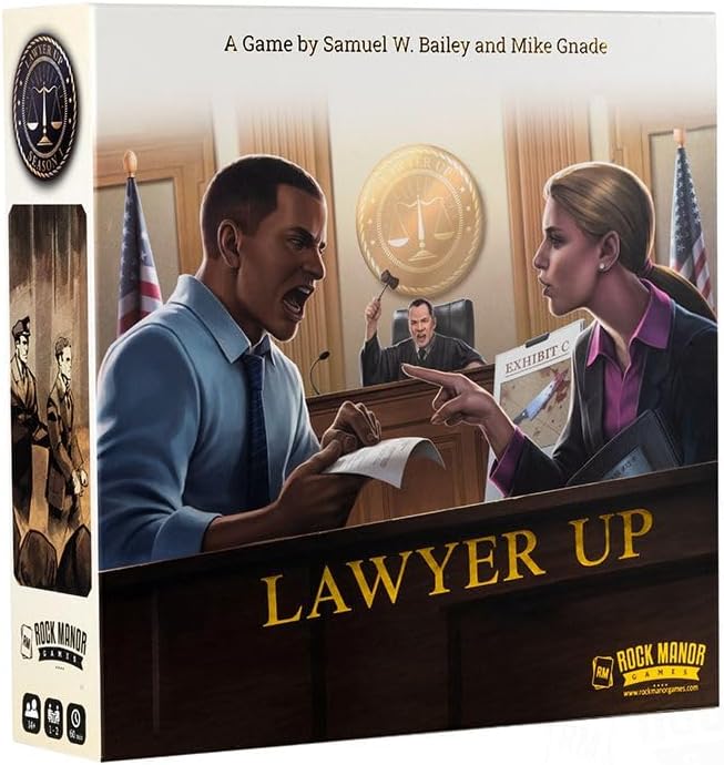 ROCK MANOR GAMES Lawyer Up: Kartenspiel Staffel 1 3