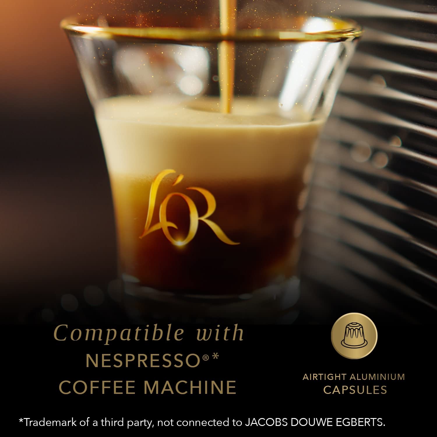 L'OR Espresso Forza Kaffeepads x10 Intensität 9 - Aluminiumkapseln für Nespresso-Maschinen 5