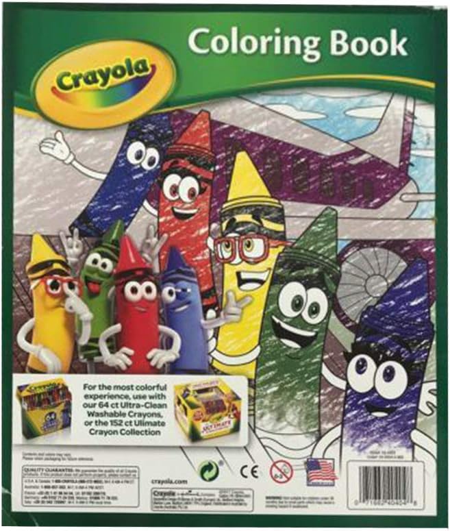 Crayola - 64 Page Colouring Book with Crayola Characters Activity Book 4