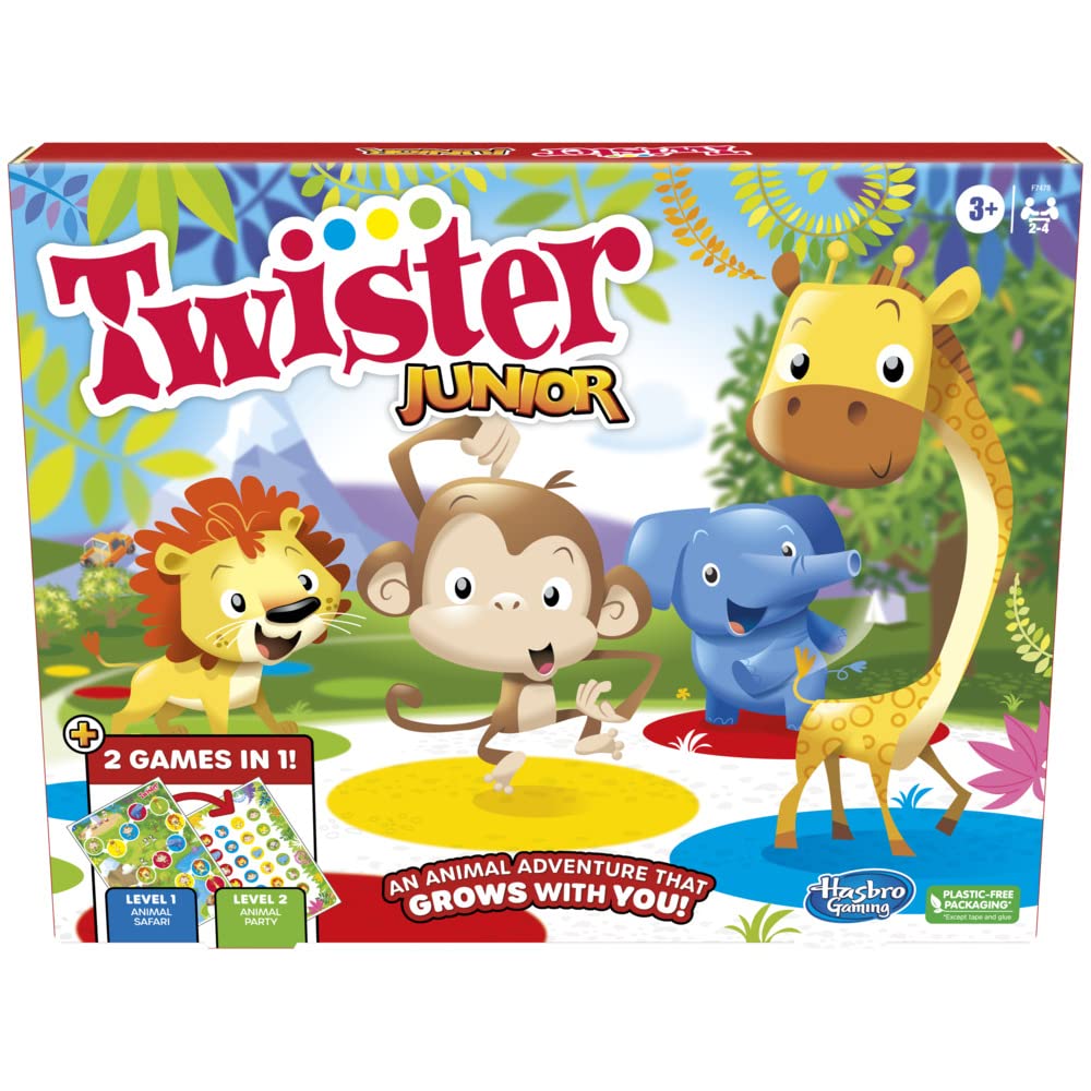Hasbro Gaming Twister Junior Classic Party Game for Kids 3+