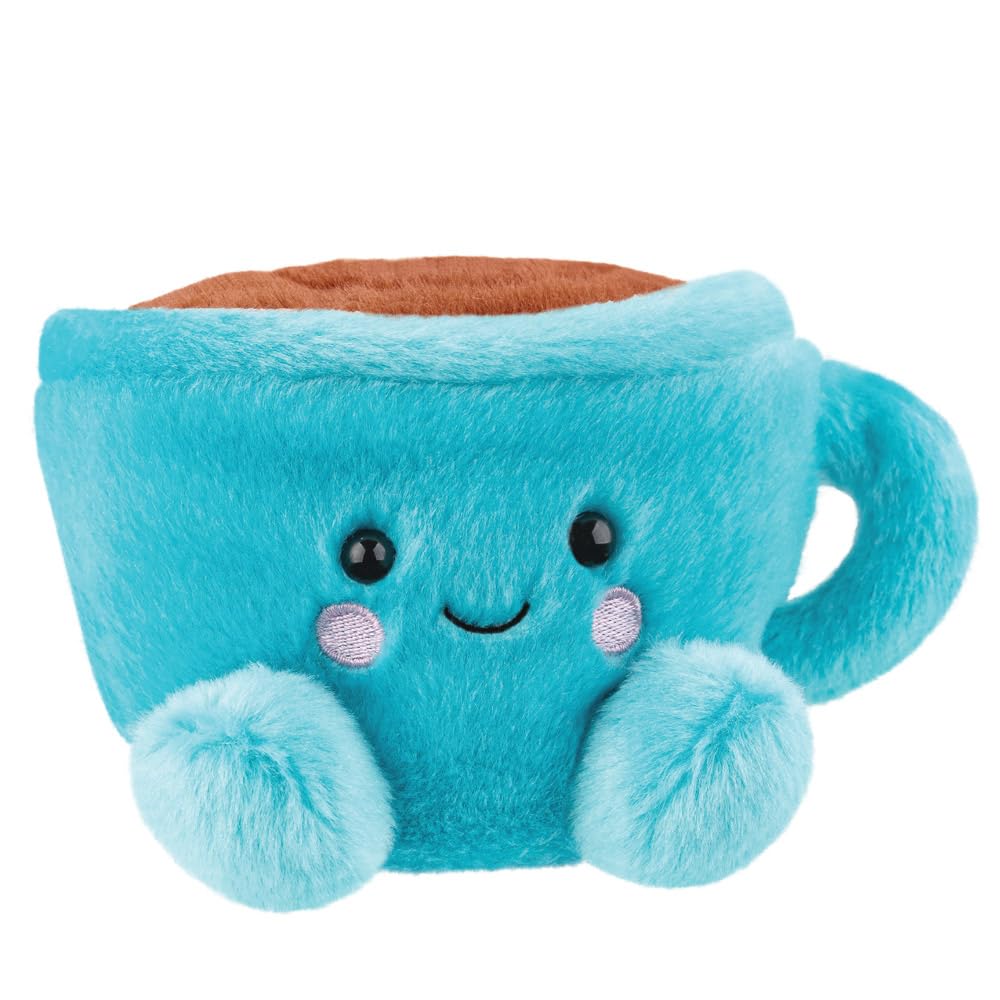 Aurora Palm Pals Toby Teacup Soft Toy - 5in, Blue, Suitable from Birth
