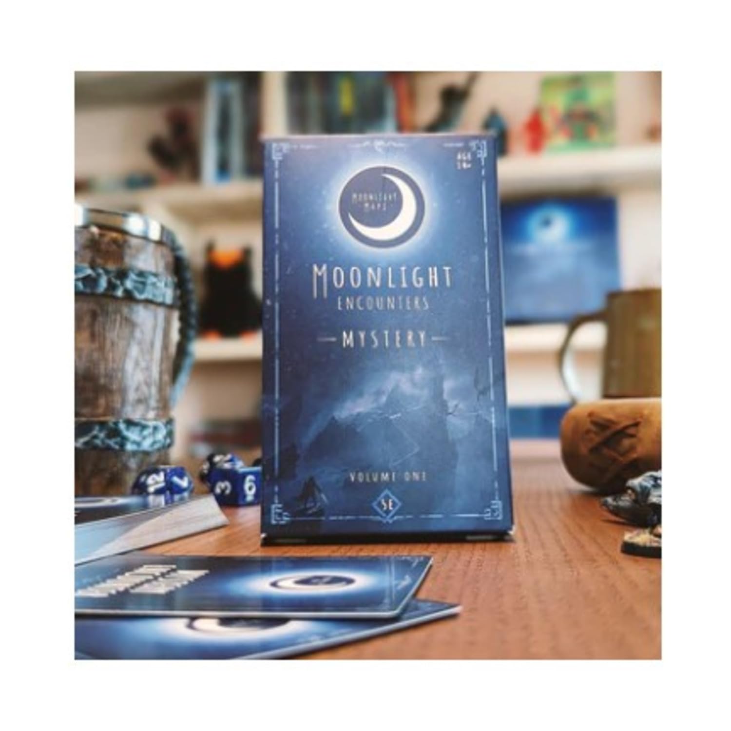 Moonlight Maps Mystery Encounter Deck - Volume One | Adventure Theme | Cardboard