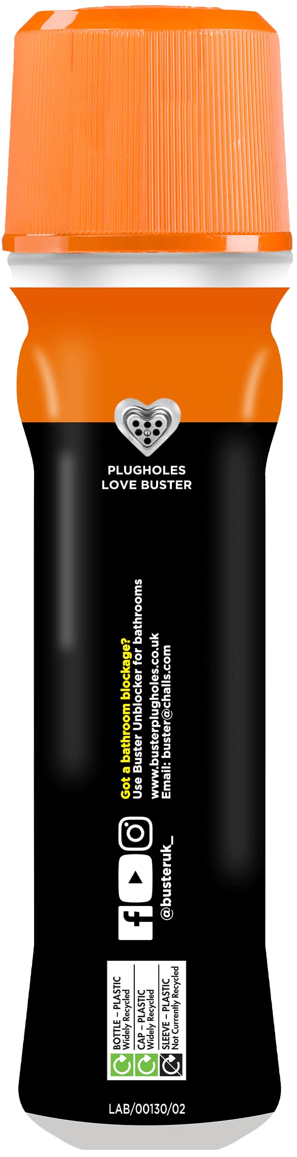 Buster Kitchen Abflussreiniger, 150 g, 6er-Pack – schnell wirkender Abflussreiniger für Spülbecken und Rohre 3