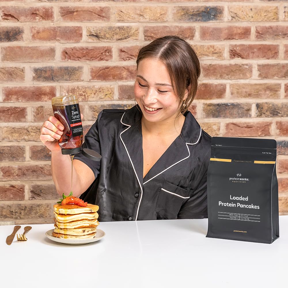 THE PROTEIN WORKS Loaded Protein Pancake Mix - High Protein, Low Sugar Breakfast Mix with Tri-Protein Blend 6