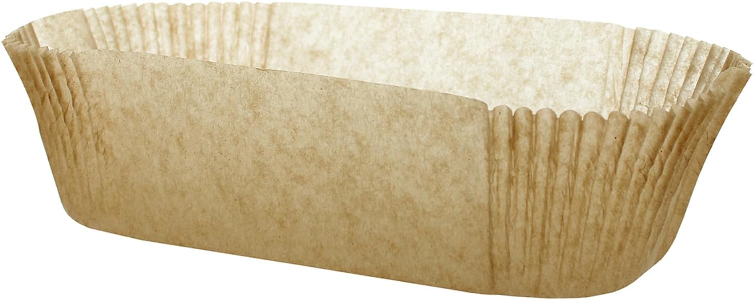 Culpitt 2lb Kastenform-Einlagen, 100 Stück – Antihaftbeschichtetes, silikonisiertes, fettdichtes Backpapier für Backöfen und Heißluftfritteusen 3