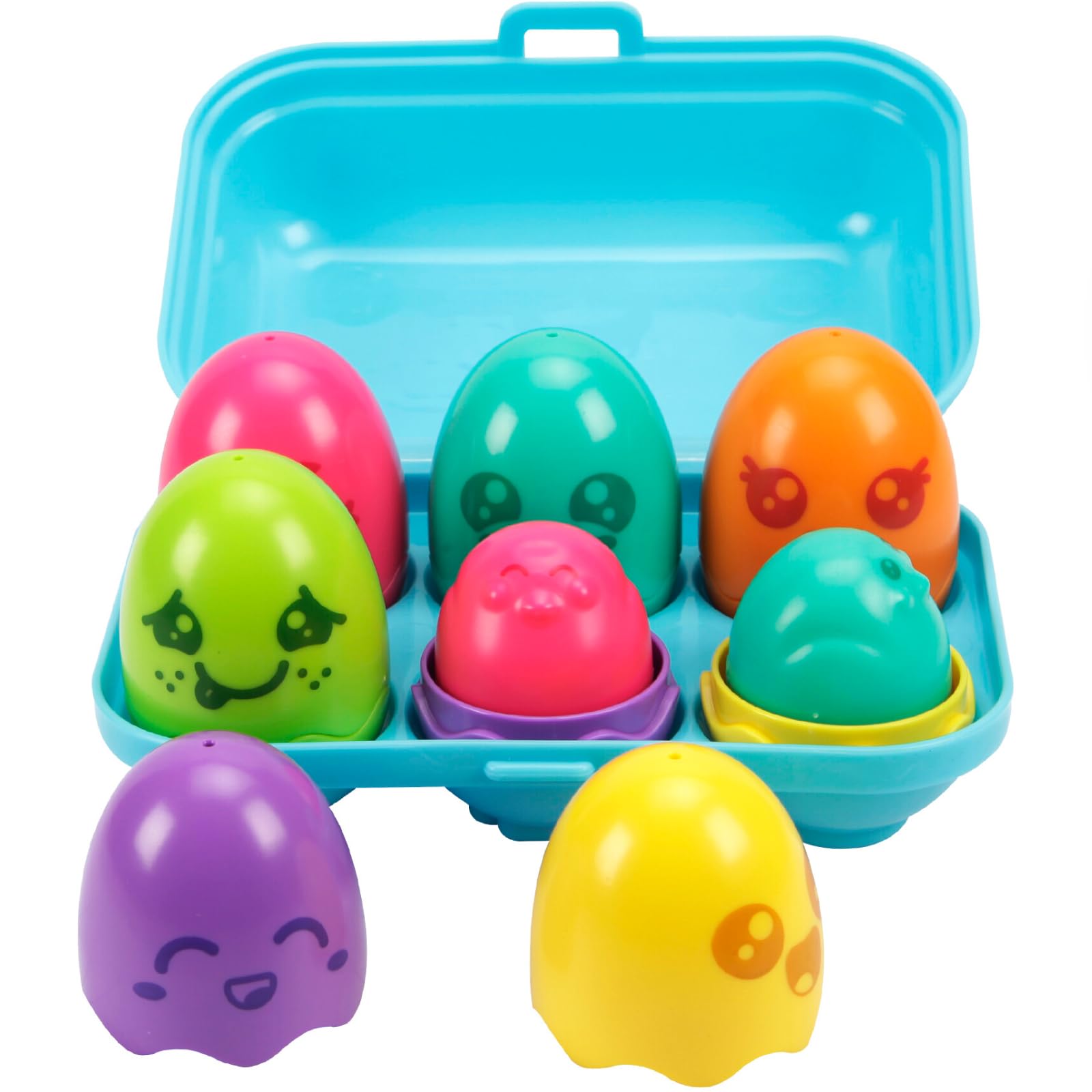 Toomies Hide & Squeak Bright Chicks - Shape Sorter & Color Matching Toy | Ages 6-36 Months