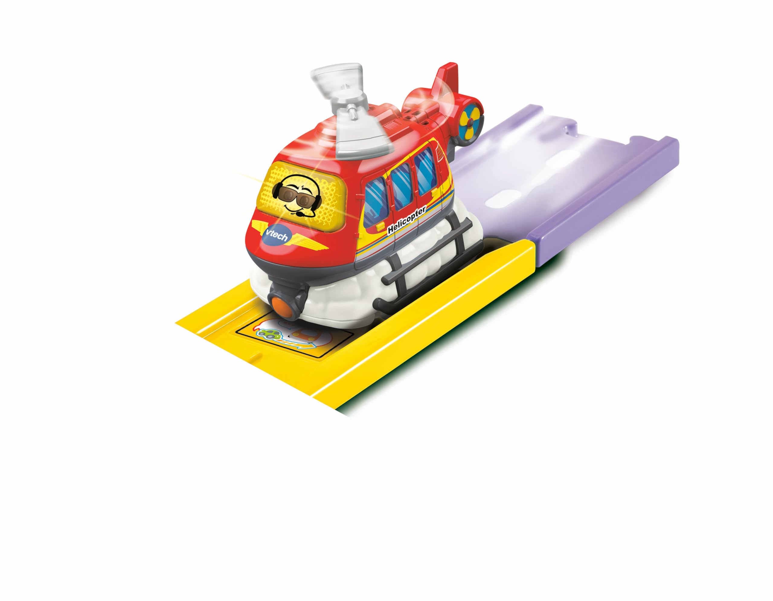 VTech Toot-Toot Drivers Helicopter - Interactive Musical Vehicle with Lights & Sounds for Toddlers