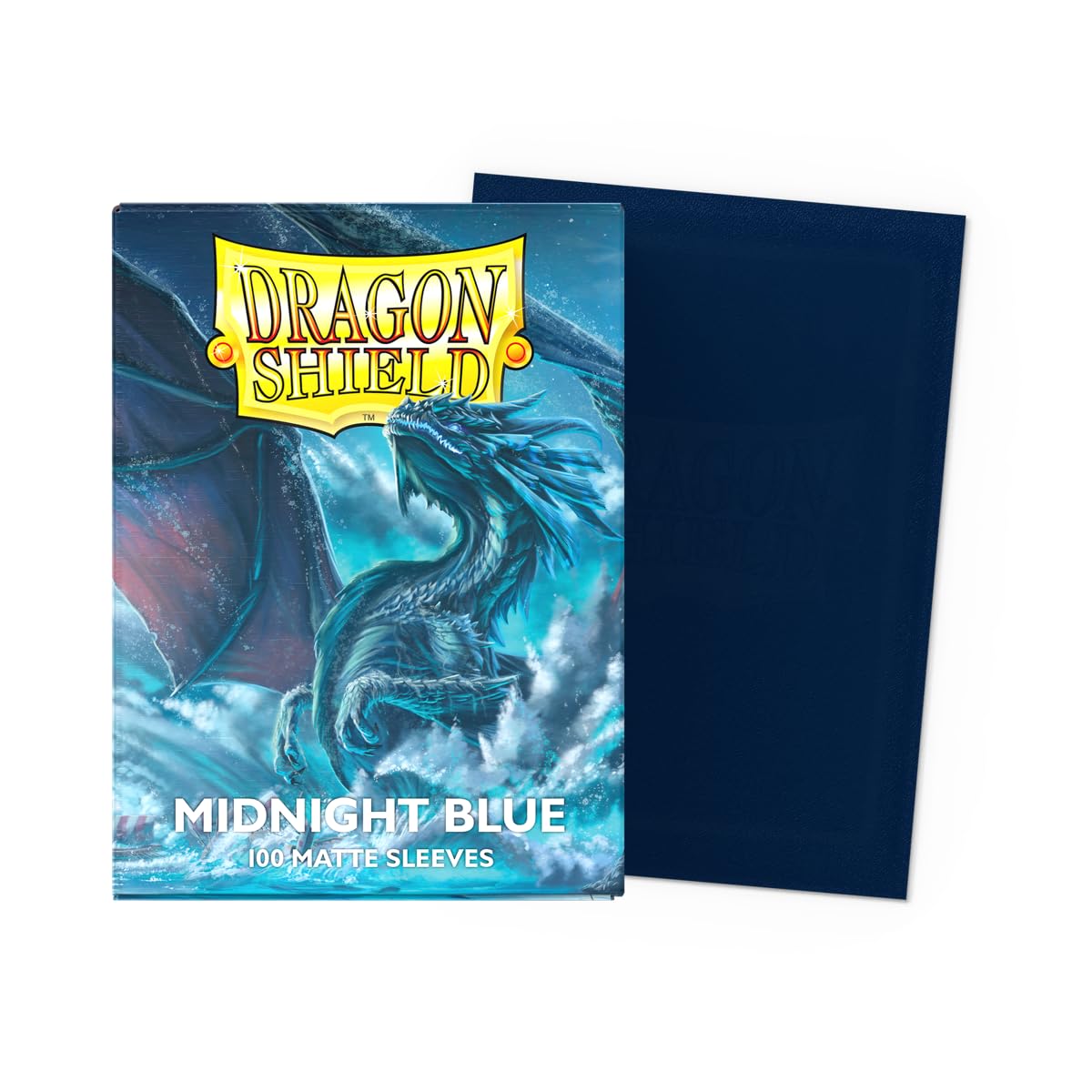 Dragon Shield Standard Size Matte Midnight Blue Card Sleeves (100 Count)