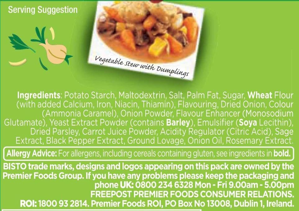 Bisto Aromatisches und köstliches Gemüsesoßengranulat, 190 g Behälter 3