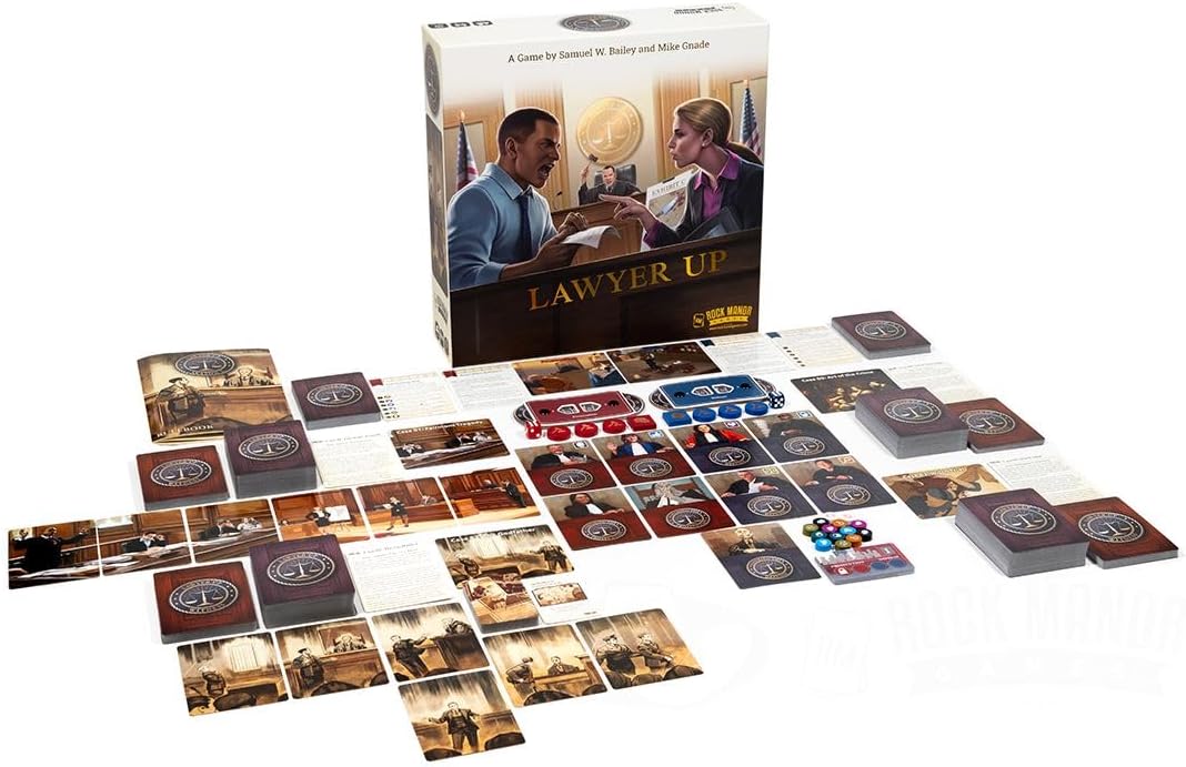 ROCK MANOR GAMES Lawyer Up: Kartenspiel Staffel 1 4