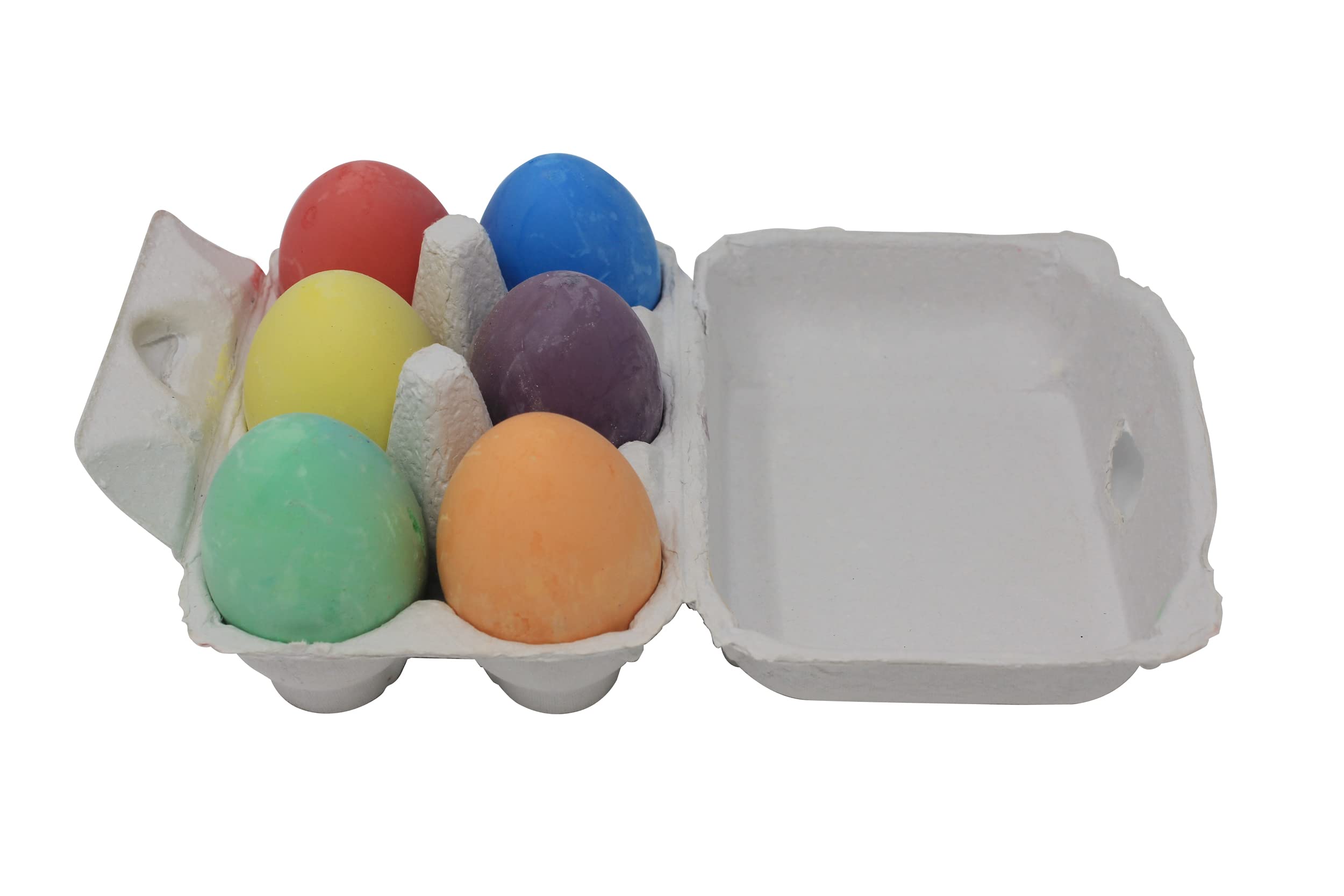 Bright Ideas PK06 7cm Egg Shaped Chalks - Bright Coloured Playground Chalk for Outdoor Drawing 4