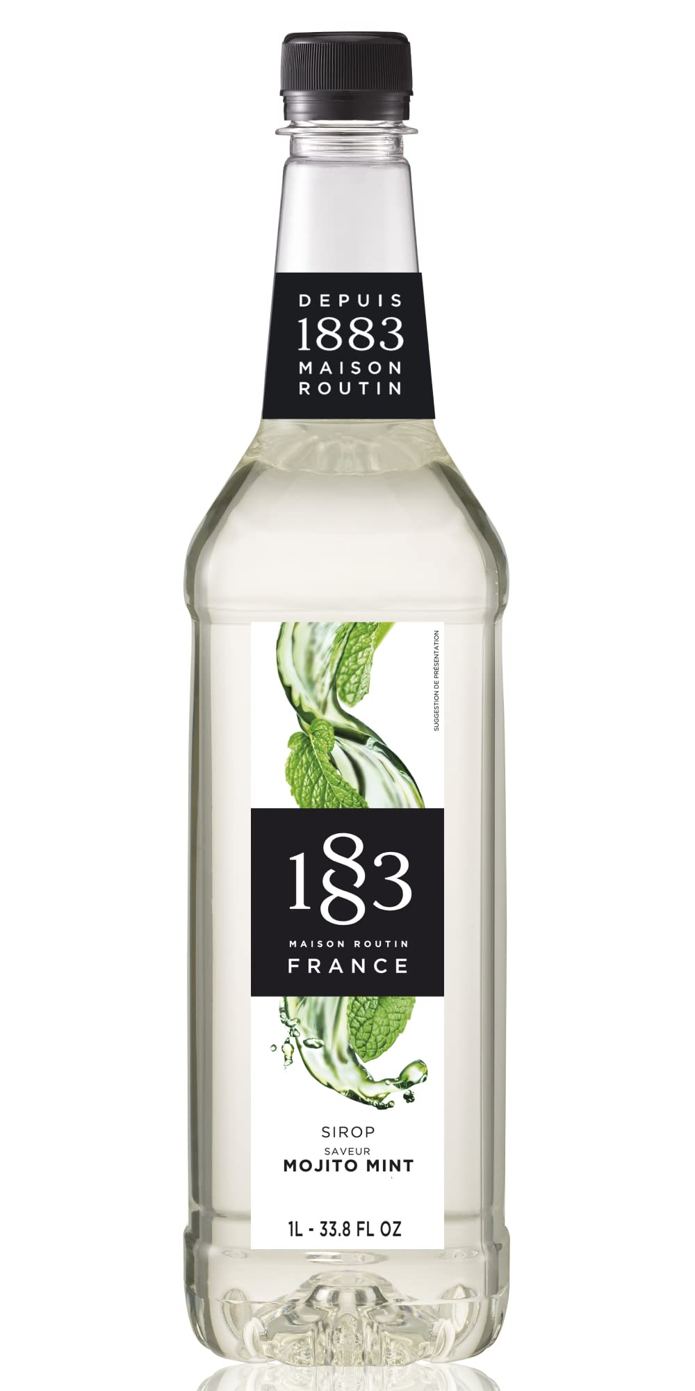 1883 MAISON ROUTIN Premium Mojito Mint Syrup - Refreshing Herbal Flavour | 1261g Liquid