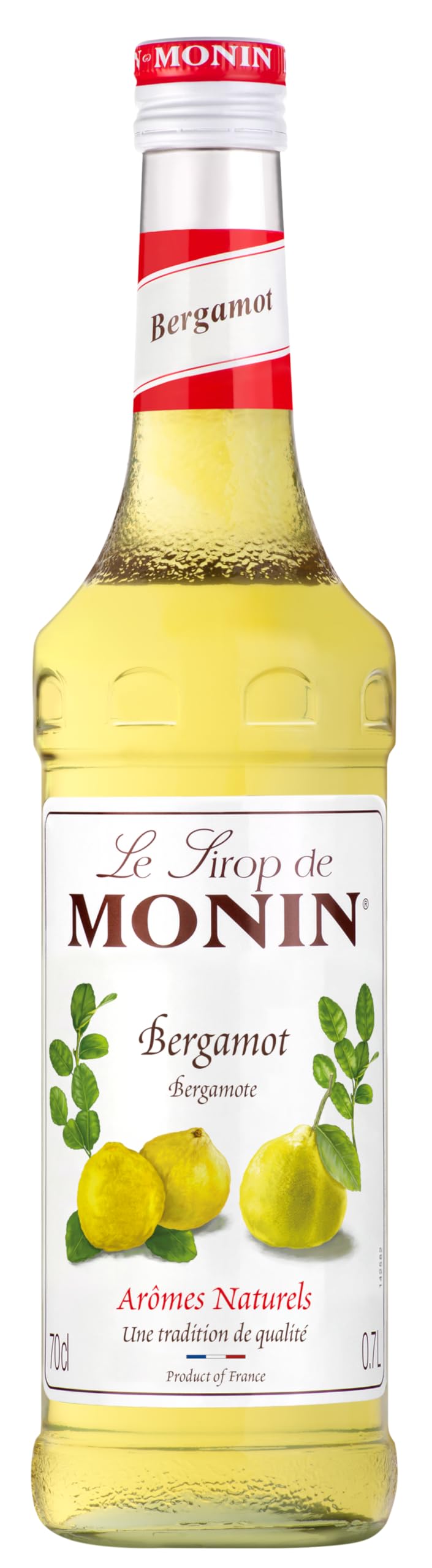 MONIN Bergamot Syrup 700ml - Vegan, Natural Flavouring for Cocktails & Mocktails
